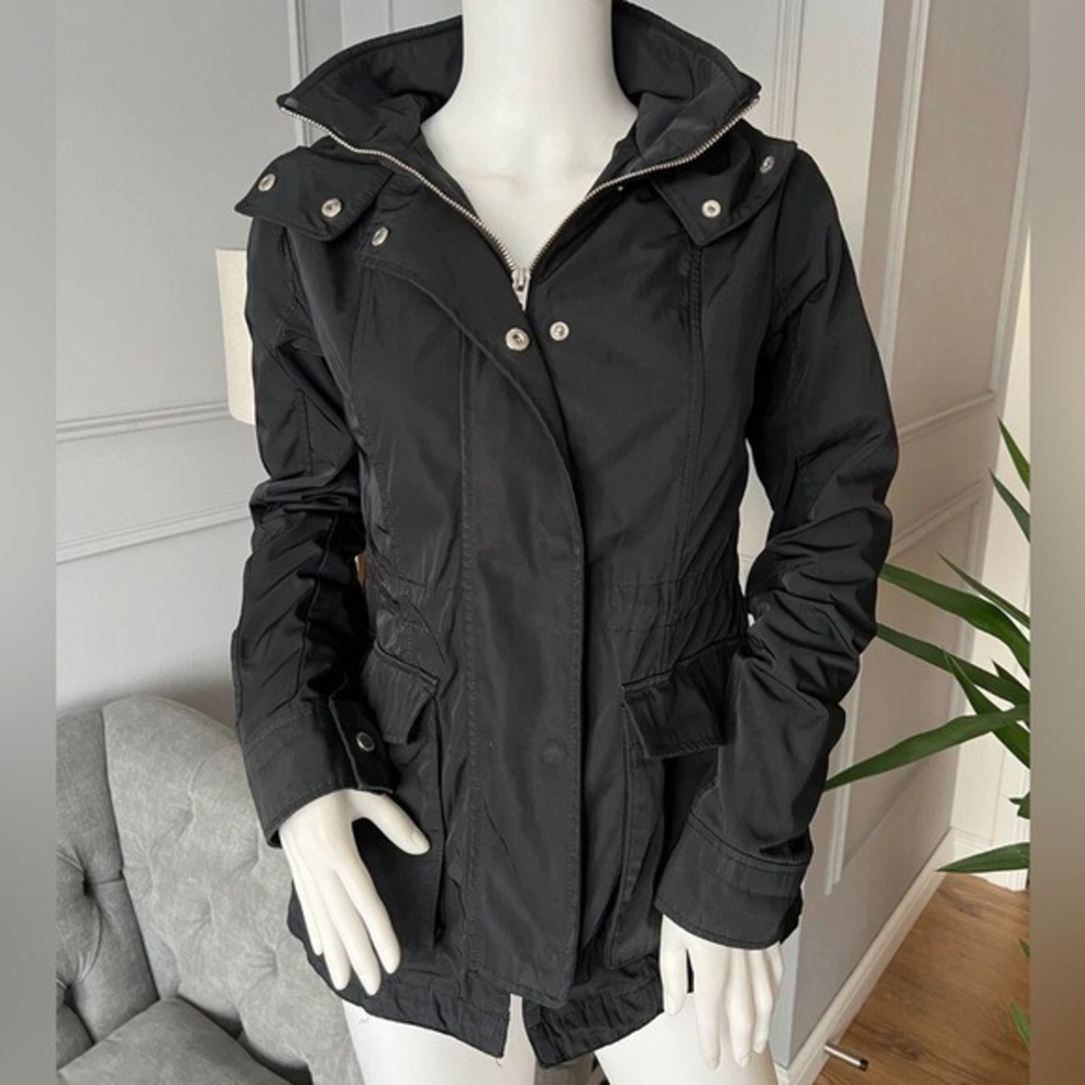 Abercrombie & Fitch‎ Black Utility Coat, Size M